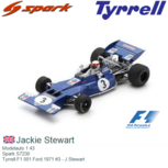 Modelauto 1:43 | Spark S7230 | Tyrrell F1 001 Ford 1971 #3 - J.Stewart Modelauto 1:43 | Spark S7230 | Tyrrell F1 001 Ford 1971 #3 - J.Stewart