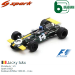 Modelauto 1:43 | Spark S8321 | Brabham BT26A 1969 #6 - J.Ickx Modelauto 1:43 | Spark S8321 | Brabham BT26A 1969 #6 - J.Ickx