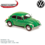 Modelauto 1:43 | Minichamps 940057100 | Volkswagen 1200 L Green 1983 Modelauto 1:43 | Minichamps 940057100 | Volkswagen 1200 L Green 1983