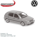 Modelauto 1:43 | Minichamps 940055500 | Volkswagen Golf IV White 1997 Modelauto 1:43 | Minichamps 940055500 | Volkswagen Golf IV White 1997