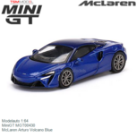 Modelauto 1:64 | MiniGT MGT00430 | McLaren Arturo Volcano Blue Modelauto 1:64 | MiniGT MGT00430 | McLaren Arturo Volcano Blue