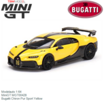 Modelauto 1:64 | MiniGT MGT00428 | Bugatti Chiron Pur Sport Yellow Modelauto 1:64 | MiniGT MGT00428 | Bugatti Chiron Pur Sport Yellow