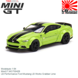 Modelauto 1:64 | MiniGT MGT00426 | LB Performance Ford Mustang LB Works Grabber Lime Modelauto 1:64 | MiniGT MGT00426 | LB Performance Ford Mustang LB Works Grabber Lime