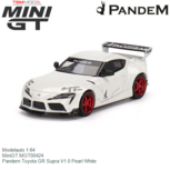 Modelauto 1:64 | MiniGT MGT00424 | Pandem Toyota GR Supra V1.0 Pearl White Modelauto 1:64 | MiniGT MGT00424 | Pandem Toyota GR Supra V1.0 Pearl White