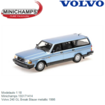 Modelauto 1:18 | Minichamps 155171414 | Volvo 240 GL Break Blauw metallic 1986 Modelauto 1:18 | Minichamps 155171414 | Volvo 240 GL Break Blauw metallic 1986