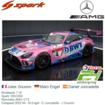 Modelauto 1:18 | Spark 18SG059 | Mercedes AMG GT3 | Getspeed 2022 #4 - M.Engel - D.Juncadella - J.Gounon Modelauto 1:18 | Spark 18SG059 | Mercedes AMG GT3 | Getspeed 2022 #4 - M.Engel - D.Juncadella - J.Gounon
