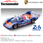 Modelauto 1:18 | Tecnomodel TM18-271A | Porsche 962C 1991 #16 - R.Stirling - B.Santal - H.Huysman Modelauto 1:18 | Tecnomodel TM18-271A | Porsche 962C 1991 #16 - R.Stirling - B.Santal - H.Huysman