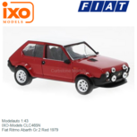 Modelauto 1:43 | IXO-Models CLC465N | Fiat Ritmo Abarth Gr.2 Red 1979 Modelauto 1:43 | IXO-Models CLC465N | Fiat Ritmo Abarth Gr.2 Red 1979