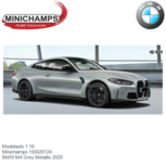Modelauto 1:18 | Minichamps 155020124 | BMW M4 Grey Metallic 2020 Modelauto 1:18 | Minichamps 155020124 | BMW M4 Grey Metallic 2020