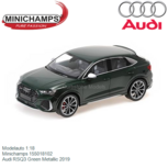 Modelauto 1:18 | Minichamps 155018102 | Audi RSQ3 Green Metallic 2019 Modelauto 1:18 | Minichamps 155018102 | Audi RSQ3 Green Metallic 2019