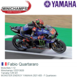Motorfiets 1:12 | Minichamps 122213020 | Yamaha YZR M1 | MONSTER ENERGY YAMAHA 2021 #20 - F.Quartararo Motorfiets 1:12 | Minichamps 122213020 | Yamaha YZR M1 | MONSTER ENERGY YAMAHA 2021 #20 - F.Quartararo