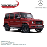 Modelauto 1:18 | Minichamps 110037101 | Mercedes Benz G-Class (W463) Red 2020 Modelauto 1:18 | Minichamps 110037101 | Mercedes Benz G-Class (W463) Red 2020