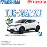Bouwpakket 1:32 | Aoshima 05634 | Toyota C-HR White Pearl Chrystal Shine Bouwpakket 1:32 | Aoshima 05634 | Toyota C-HR White Pearl Chrystal Shine