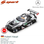 Modelauto 1:43 | Spark SG809 | Mercedes Benz AMG GT3 | HRT 2021 #6 - H.Haupt Modelauto 1:43 | Spark SG809 | Mercedes Benz AMG GT3 | HRT 2021 #6 - H.Haupt