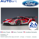 Modelauto 1:18 | Autoart 81911 | Ford GT LMGTE-PRO Black 2019 #67 - A.Priaulx - H.Tincknell - J.Bomarito Modelauto 1:18 | Autoart 81911 | Ford GT LMGTE-PRO Black 2019 #67 - A.Priaulx - H.Tincknell - J.Bomarito
