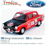 Modelauto 1:43 | Trofeu RR.FI12 | Ford Cortina Lotus Red / Black 1965 #23 - B.Söderström - B.Ohlsson Modelauto 1:43 | Trofeu RR.FI12 | Ford Cortina Lotus Red / Black 1965 #23 - B.Söderström - B.Ohlsson