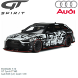 Modelauto 1:18 | GT Spirit GT348 | Audi RS6 (C8) Zwart / Wit Modelauto 1:18 | GT Spirit GT348 | Audi RS6 (C8) Zwart / Wit