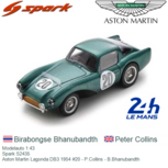 Modelauto 1:43 | Spark S2435 | Aston Martin Lagonda DB3 1954 #20 - P.Collins - B.Bhanubandth Modelauto 1:43 | Spark S2435 | Aston Martin Lagonda DB3 1954 #20 - P.Collins - B.Bhanubandth