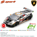 Modelauto 1:43 | Spark SG788 | Lamborghini Huracan GT3 Evo | Hankook FFF Racing Team 2021 #63 - F.Perera - M.Mapelli - M.Bortolotti - G.Altoè Modelauto 1:43 | Spark SG788 | Lamborghini Huracan GT3 Evo | Hankook FFF Racing Team 2021 #63 - F.Perera - M.Mapelli - M.Bortolotti - G.Altoè