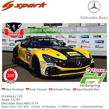 Modelauto 1:43 | Spark SG767 | Mercedes Benz AMG GT4 | Black Falcon 2021 #36 - G.Piana - M.Stursberg - E.Yücesan - K.Mustafa-Mehmet Modelauto 1:43 | Spark SG767 | Mercedes Benz AMG GT4 | Black Falcon 2021 #36 - G.Piana - M.Stursberg - E.Yücesan - K.Mustafa-Mehmet