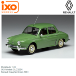 Modelauto 1:43 | IXO-Models CLC322N | Renault Dauphin Green 1961 Modelauto 1:43 | IXO-Models CLC322N | Renault Dauphin Green 1961