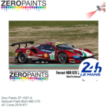 | Zero Paints ZP-1007-A | Airbrush Paint 60ml 488 GTE | AF Corse 2019 #71 | Zero Paints ZP-1007-A | Airbrush Paint 60ml 488 GTE | AF Corse 2019 #71