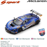 Modelauto 1:43 | Spark AS045 | McLaren 720S GT3 | 59Racing 2020 #60 Australia / Bathurst / 12 hours Modelauto 1:43 | Spark AS045 | McLaren 720S GT3 | 59Racing 2020 #60 Australia / Bathurst / 12 hours