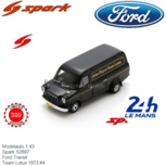 Modelauto 1:43 | Spark S2697 | Ford Transit | Team Lotus 1973 #4 Modelauto 1:43 | Spark S2697 | Ford Transit | Team Lotus 1973 #4