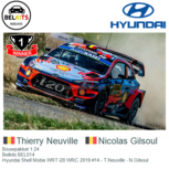 Bouwpakket 1:24 | Belkits BEL014 | Hyundai Shell Mobis WRT i20 WRC 2019 #14 - T.Neuville - N.Gilsoul Bouwpakket 1:24 | Belkits BEL014 | Hyundai Shell Mobis WRT i20 WRC 2019 #14 - T.Neuville - N.Gilsoul