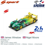 Modelauto 1:43 | Spark S7918 | Ligier JS P217 Gibson LMP2 | Inter Europol Competition 2019 #34 - J.Winslow - N.Moore - J.Smiechowski Modelauto 1:43 | Spark S7918 | Ligier JS P217 Gibson LMP2 | Inter Europol Competition 2019 #34 - J.Winslow - N.Moore - J.Smiechowski