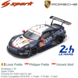 Modelauto 1:43 | Spark S7944 | Porsche 911 RSR LMGTE-AM | Proton Competition 2019 #78 - L.Prette - P.Prette - V.Abril Modelauto 1:43 | Spark S7944 | Porsche 911 RSR LMGTE-AM | Proton Competition 2019 #78 - L.Prette - P.Prette - V.Abril