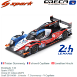 Modelauto 1:43 | Spark S7922 | Oreca 07 Gibson LMP2 | Graff 2019 #39 - J.Hirschi - T.Gommendy - V.Capillaire Modelauto 1:43 | Spark S7922 | Oreca 07 Gibson LMP2 | Graff 2019 #39 - J.Hirschi - T.Gommendy - V.Capillaire