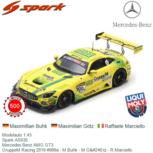 Modelauto 1:43 | Spark AS035 | Mercedes Benz AMG GT3 | GruppeM Racing 2019 #999a - M.Buhk - M.Götz - R.Marciello Modelauto 1:43 | Spark AS035 | Mercedes Benz AMG GT3 | GruppeM Racing 2019 #999a - M.Buhk - M.Götz - R.Marciello