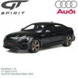 Modelauto 1:18 | GT Spirit GT312 | Audi RS5 Sportback Bllack 2020 Modelauto 1:18 | GT Spirit GT312 | Audi RS5 Sportback Bllack 2020