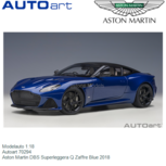 Modelauto 1:18 | Autoart 70294 | Aston Martin DBS Superleggera Q Zaffre Blue 2018 Modelauto 1:18 | Autoart 70294 | Aston Martin DBS Superleggera Q Zaffre Blue 2018