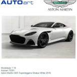 Modelauto 1:18 | Autoart 70291 | Aston Martin DBS Superleggera Stratus White 2018 Modelauto 1:18 | Autoart 70291 | Aston Martin DBS Superleggera Stratus White 2018