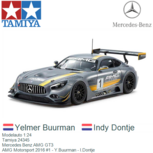 Modelauto 1:24 | Tamiya 24345 | Mercedes Benz AMG GT3 | AMG Motorsport 2016 #1 - Y.Buurman - I.Dontje Modelauto 1:24 | Tamiya 24345 | Mercedes Benz AMG GT3 | AMG Motorsport 2016 #1 - Y.Buurman - I.Dontje