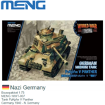 Bouwpakket 1:73 | MENG WWT-007 | Tank PzKpfw V Panther | Germany 1940 - N.Germany Bouwpakket 1:73 | MENG WWT-007 | Tank PzKpfw V Panther | Germany 1940 - N.Germany
