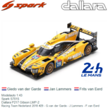 Modelauto 1:43 | Spark S7015 | Dallara P217 Gibson LMP-2 | Racing Team Nederland 2018 #29 - Giedo van der Garde Modelauto 1:43 | Spark S7015 | Dallara P217 Gibson LMP-2 | Racing Team Nederland 2018 #29 - Giedo van der Garde
