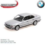 Modelauto 1:18 | Minichamps 100024005 | BMW 535I E34 Zilver 1988 Modelauto 1:18 | Minichamps 100024005 | BMW 535I E34 Zilver 1988