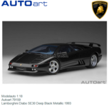 Modelauto 1:18 | Autoart 79159 | Lamborghini Diabo SE30 Deep Black Metallic 1993 Modelauto 1:18 | Autoart 79159 | Lamborghini Diabo SE30 Deep Black Metallic 1993