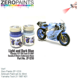 Verf | Zero Paints ZP-1210 | Airbrush Paint set 2x 30ml | Yamaha Tech 21 1987 #21 Verf | Zero Paints ZP-1210 | Airbrush Paint set 2x 30ml | Yamaha Tech 21 1987 #21