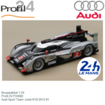 Bouwpakket 1:24 | Profil 24 P24082 | Audi Sport Team Joest R18 2012 #1 Bouwpakket 1:24 | Profil 24 P24082 | Audi Sport Team Joest R18 2012 #1