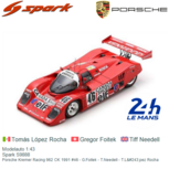 Modelauto 1:43 | Spark S9888 | Porsche Kremer Racing 962 CK 1991 #46 - G.Foitek - T.Needell - T.López Rocha Modelauto 1:43 | Spark S9888 | Porsche Kremer Racing 962 CK 1991 #46 - G.Foitek - T.Needell - T.López Rocha