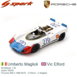 Modelauto 1:43 | Spark S9245 | Porsche 908-2 1969 #270 - V.Elford - U.Maglioli Modelauto 1:43 | Spark S9245 | Porsche 908-2 1969 #270 - V.Elford - U.Maglioli