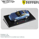 Modelauto 1:43 | Hotwheels N5594 | Ferrari California V8 Convertible Azure California Modelauto 1:43 | Hotwheels N5594 | Ferrari California V8 Convertible Azure California