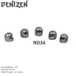Bouwpakket 1:43 | Denizen RD34 | Helm Empty no Visors Bouwpakket 1:43 | Denizen RD34 | Helm Empty no Visors