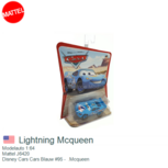 Modelauto 1:64 | Mattel J6420 | Disney Cars Cars Blauw #95 - .Mcqueen Modelauto 1:64 | Mattel J6420 | Disney Cars Cars Blauw #95 - .Mcqueen