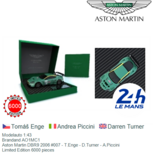 Modelauto 1:43 | Brandand AO1MC1 | Aston Martin DBR9 2006 #007 - T.Enge - D.Turner - A.Piccini Modelauto 1:43 | Brandand AO1MC1 | Aston Martin DBR9 2006 #007 - T.Enge - D.Turner - A.Piccini