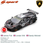 Modelauto 1:43 | Spark SB320 | Lamborghini Huracan GT3 EVO | Barwell Motorsport 2019 #1 - J.Pull - J.Witt - S.Mitchell Modelauto 1:43 | Spark SB320 | Lamborghini Huracan GT3 EVO | Barwell Motorsport 2019 #1 - J.Pull - J.Witt - S.Mitchell